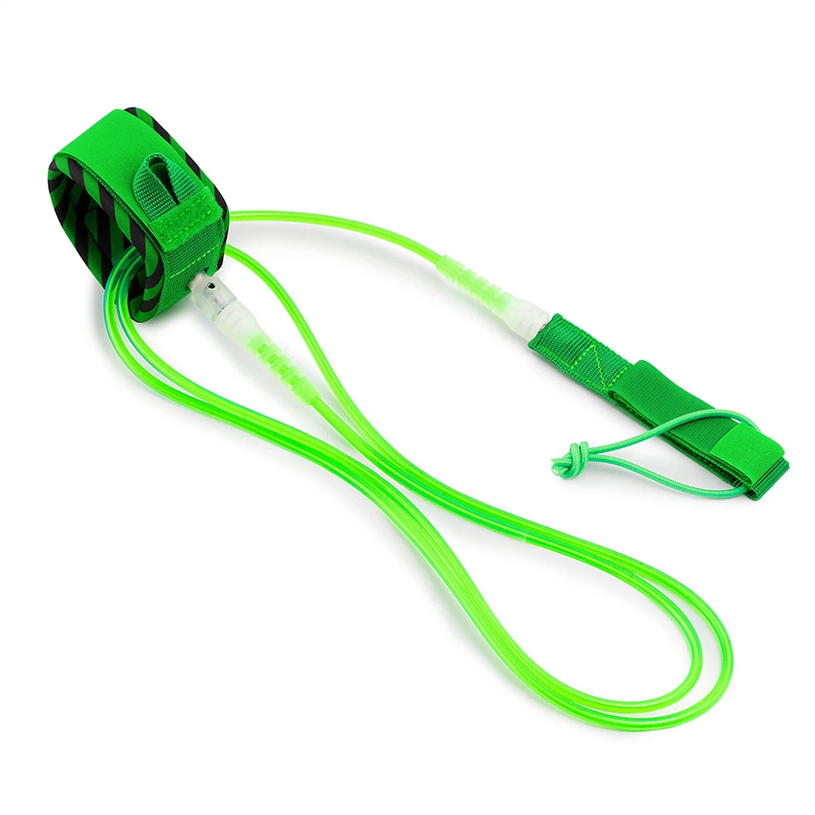 Colorful Surf Leash Adjustable Double Bearing 360 Degree Rotation Design Foot Rope Water Sports Supplies