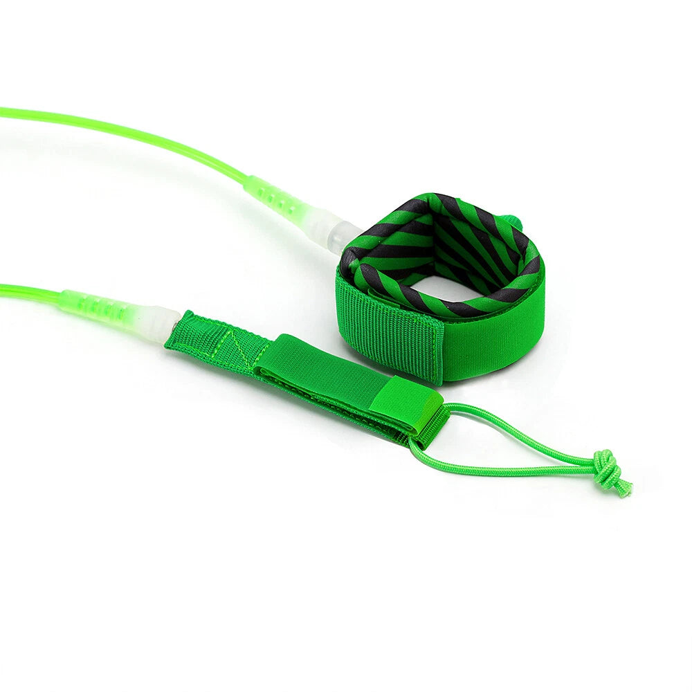Colorful Surf Leash Adjustable Double Bearing 360 Degree Rotation Design Foot Rope Water Sports Supplies