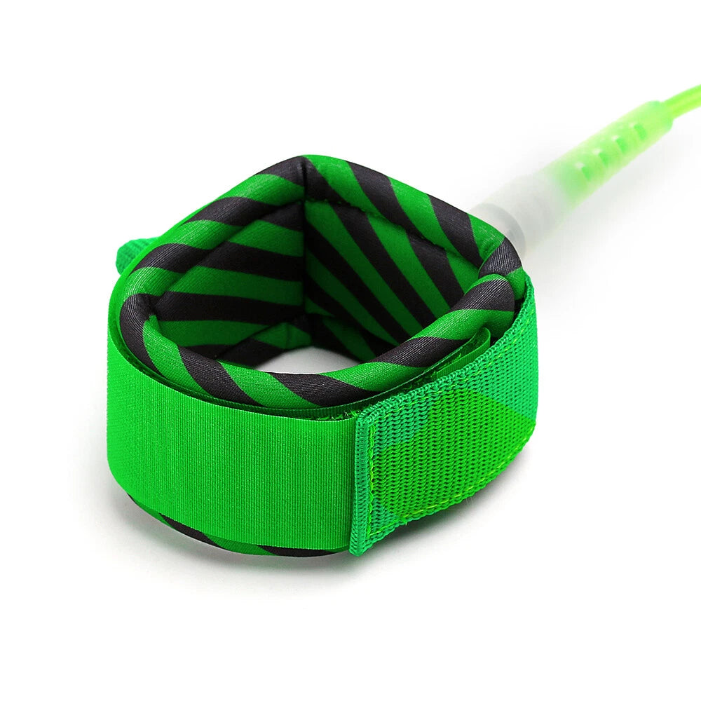 Colorful Surf Leash Adjustable Double Bearing 360 Degree Rotation Design Foot Rope Water Sports Supplies