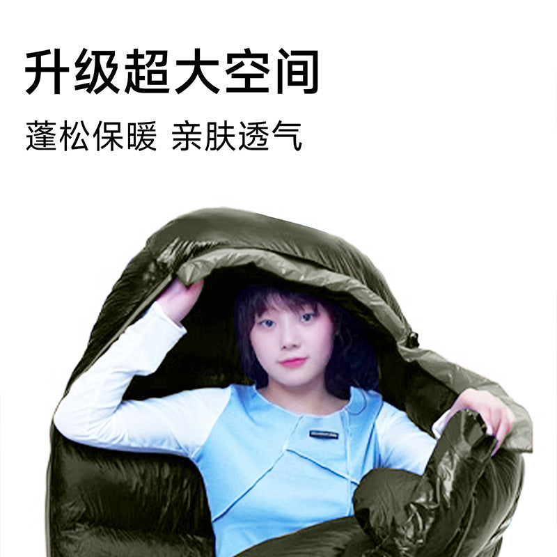 Cold Winter Sleeping Bag Down Sleeping Bag Winter Camping Sleeping Bag Double Layer
