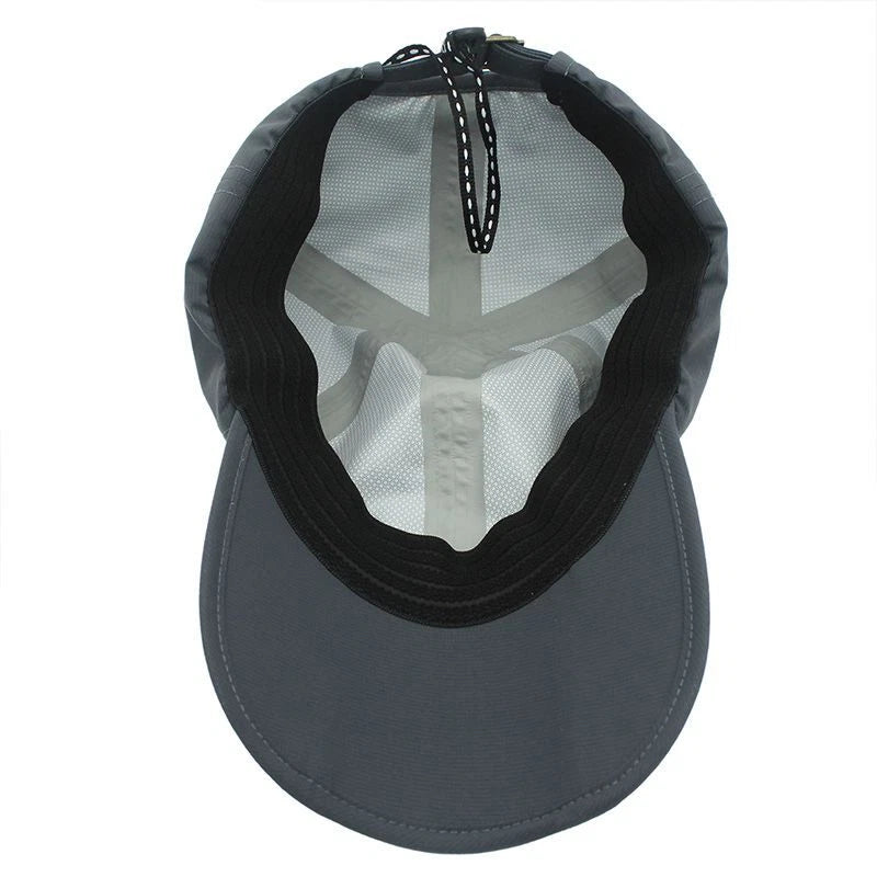 Waterproof Baseball Caps - Outdoor Travel Cap Folding Anti UV Sports Adults Hats