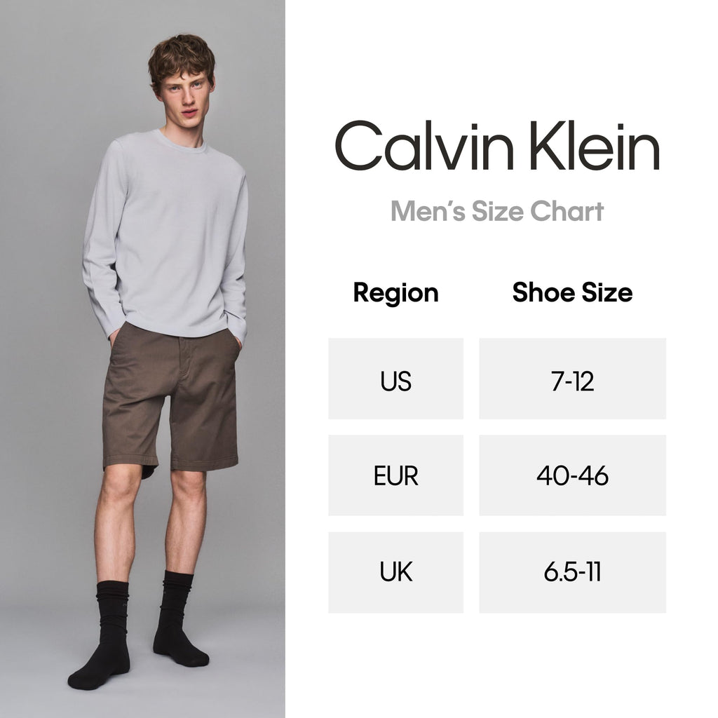 Calvin Klein Mens No Show Socks - 6 Pack Cotton Blend Soft Cushioned Athletic Low Cut Socks for Men