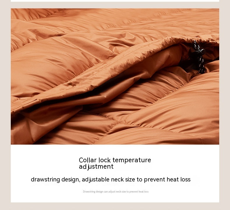 Lohascamping Adult Down Sleeping bag Machine washable Ultralight 3 Season Sleeping Bags for home Traveling Camping sleeping bag