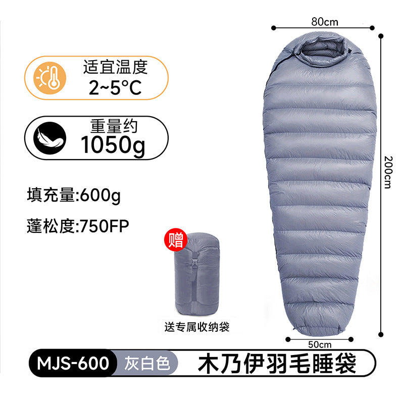 Cold Winter Sleeping Bag Down Sleeping Bag Winter Camping Sleeping Bag Double Layer