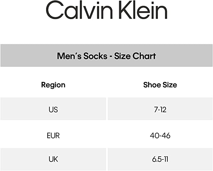 Calvin Klein Mens No Show Socks - 6 Pack Cotton Blend Soft Cushioned Athletic Low Cut Socks for Men