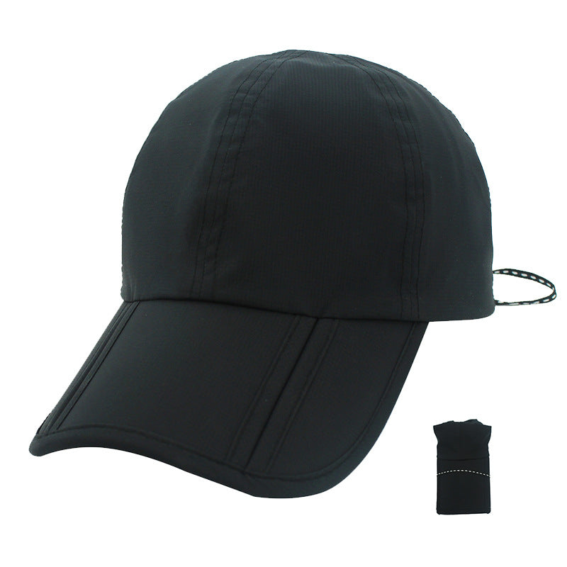 Waterproof Baseball Caps - Outdoor Travel Cap Folding Anti UV Sports Adults Hats